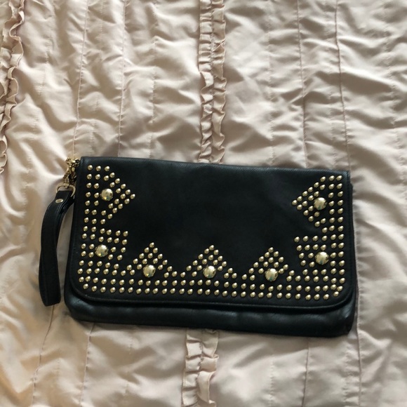 Black embellished clutch - Picture 1 of 4